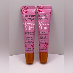 Tree Hut Sugar Lips Lip Butter Merry Mint ~ Bundle of 2